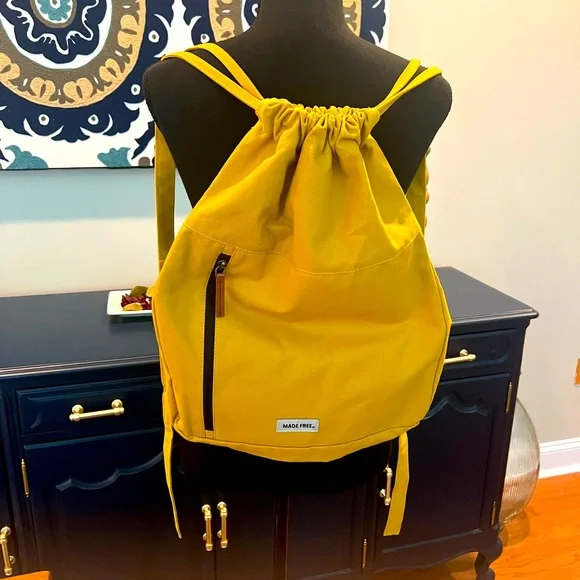 made free | Bags | Made Free Nwot Quality Canvas Backpack  display picture 2